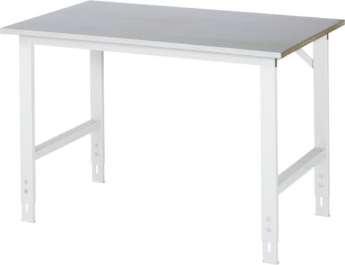 RAU Établi à hauteur réglable Tom, RAL7035 gris clair