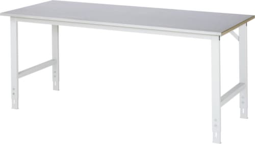 RAU Établi à hauteur réglable Tom, RAL7035 gris clair
