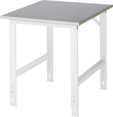 RAU Établi à hauteur réglable Tom, RAL7035 gris clair