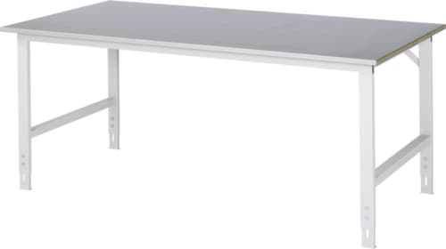 RAU Établi à hauteur réglable Tom, RAL7035 gris clair