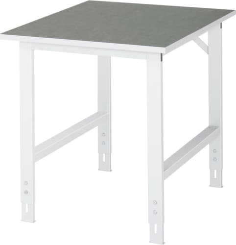 RAU Établi à hauteur réglable Tom, RAL7035 gris clair