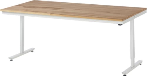 RAU Établi à hauteur réglable électriquement adlatus 150, RAL7035 gris clair