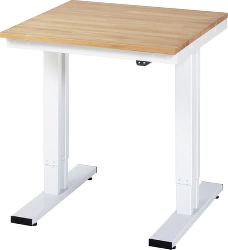 RAU Établi à hauteur réglable électriquement adlatus 300, RAL7035 gris clair