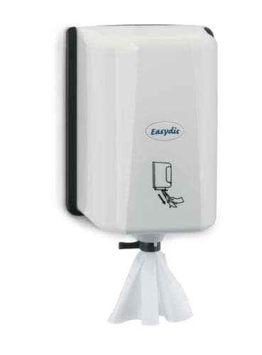 Distributeur de bobines d'essuie-mains angulaire Mini, ABS, blanc