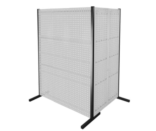 Kappes Cloison de séparation à panneaux perforés/rainurés RasterPlan® en double panneau 90
