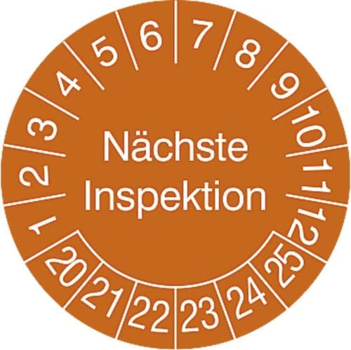 Plaquette de contrôle avec couleur de l'année
