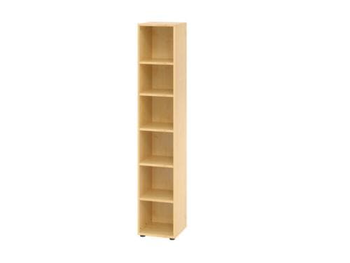 Rayonnage de bureau 9Y, largeur 400 mm, 6 HC, érable