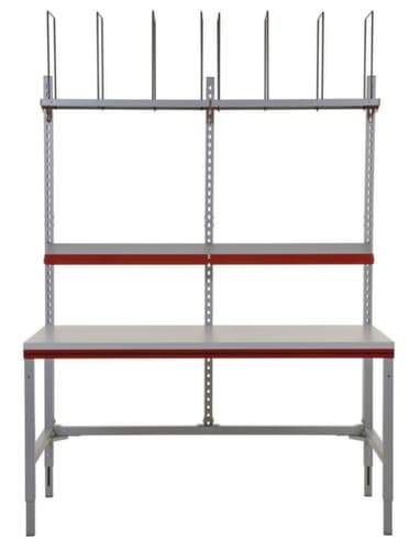 Rocholz Table d'emballage complète System Flex, largeur x profondeur 1600 x 800 mm