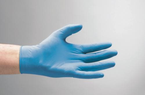 Gants jetables, latex naturel/néoprène/nitrile,violet,étanches,taille 9,L 255 mm