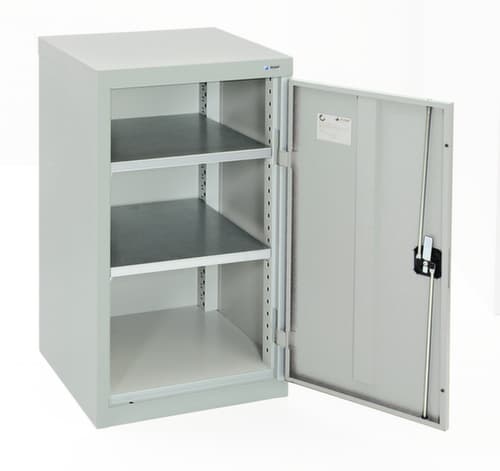 stumpf Armoire à portes battantes avec tablettes galvanisées, largeur 500 mm