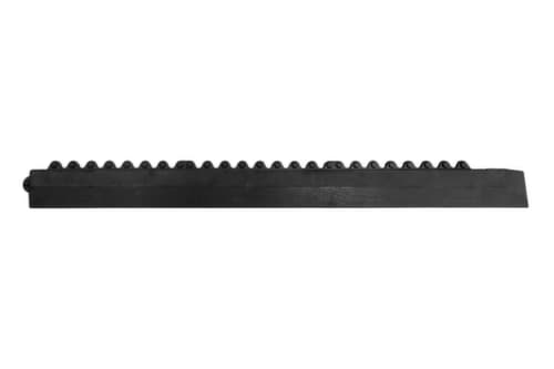 Miltex Barre de bord pour dalles de sol, noir