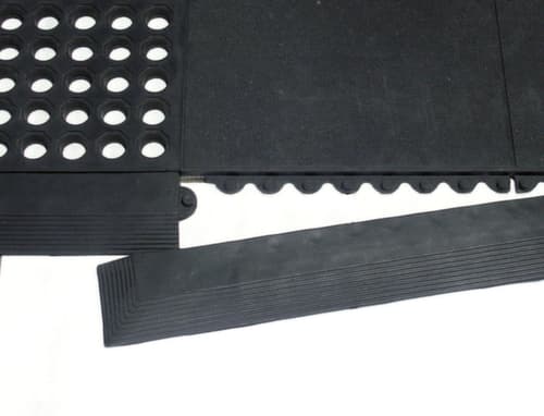 Miltex Barre de bord pour dalles de sol, noir