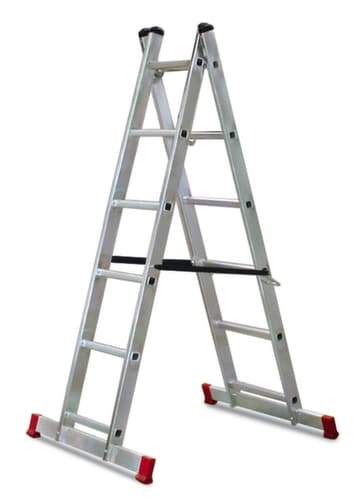 Échafaudage à échelles, 2 x 6 échelons profilés