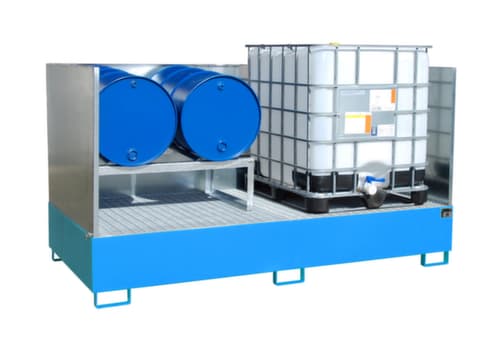 Bauer Bac de rétention pour IBC,pour 2 x IBC