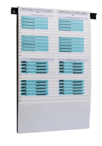 EICHNER Tableau de planification Flexiplan, blanc
