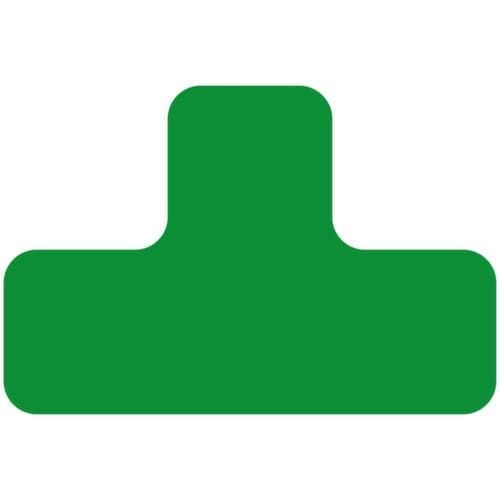 EICHNER Symbole à coller, forme en T, vert