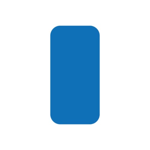 EICHNER Symbole à coller, rectangle, bleu