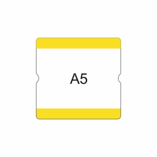 EICHNER Pochette d'inscription autocollante, jaune