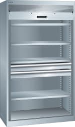 LISTA Armoire à rideaux pour charges lourdes, hauteur x largeur x profondeur 1950 x 1100 x 641 mm
