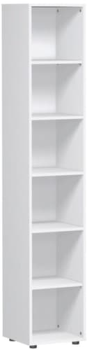 Gera Rayonnage de bureau Milano, largeur 400 mm, 6 HC, blanc