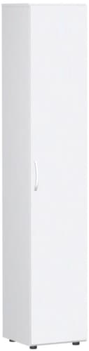 Gera Armoire à portes battantes Milano, 6 hauteurs des classeurs, blanc/blanc