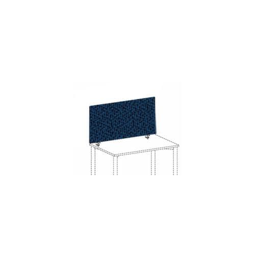 Gera Cloison de table insonorisante Pro ProfiLine, hauteur x largeur 600 x 1600 mm, paroi bleu