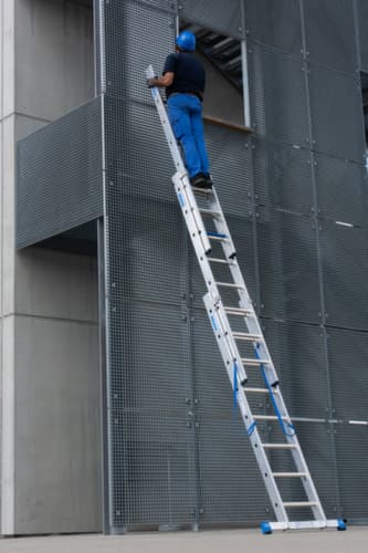 Krause échelle polyvalente STABILO® Professional +S, 3 x 8 échelons et marches profilés antidérapants