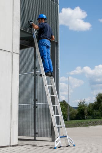 Krause échelle polyvalente STABILO® Professional +S, 3 x 12 échelons et marches profilés antidérapants