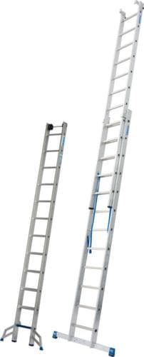 Krause échelle polyvalente STABILO® Professional +S, 3 x 12 échelons et marches profilés antidérapants