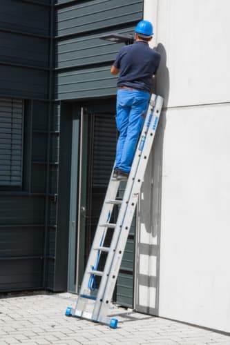 Krause Échelle polyvalente STABILO® Professional +S avec échelons et marches, 2 x 9 échelons et marches profilés antidérapants