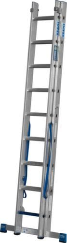 Krause Échelle polyvalente STABILO® Professional +S avec échelons et marches, 2 x 9 échelons et marches profilés antidérapants