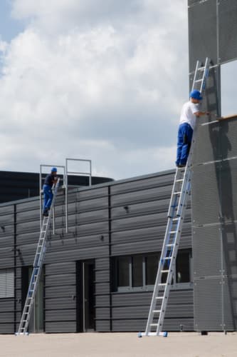 Krause Échelle polyvalente STABILO® Professional +S avec échelons et marches, 2 x 12 échelons et marches profilés antidérapants