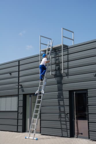 Krause Échelle coulissante STABILO® Professional +S avec échelons et marches