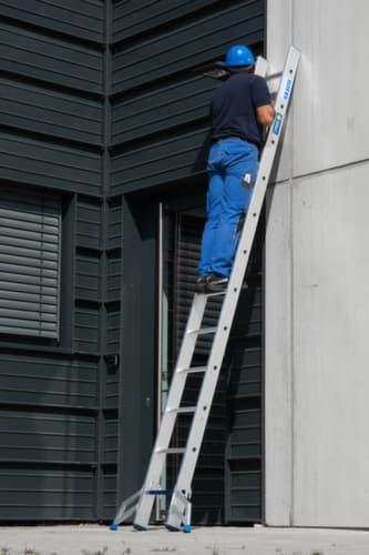 Krause Échelle coulissante STABILO® Professional +S avec échelons et marches