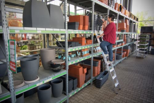 Krause Échelle d'appui à marches STABILO® Professional +S, 8 échelons