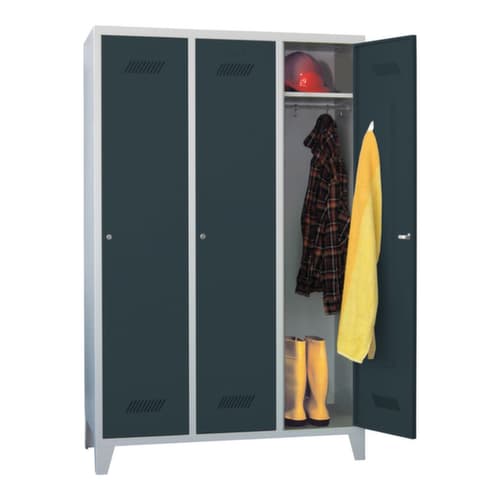 PAVOY Armoire vestiaire Basis avec 3 compartiments, largeur de compartiment 400 mm
