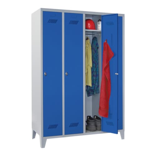 PAVOY Armoire vestiaire Basis avec 4 compartiments, largeur de compartiment 300 mm