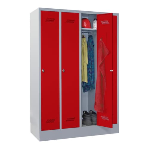 PAVOY Armoire vestiaire Basis avec 4 compartiments, largeur de compartiment 300 mm
