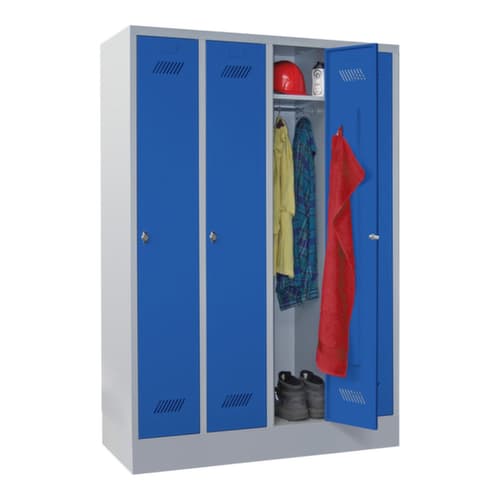 PAVOY Armoire vestiaire Basis avec 4 compartiments, largeur de compartiment 300 mm