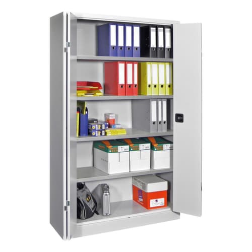 PAVOY Armoire à portes pliantes grand espace Basis en tôle d'acier