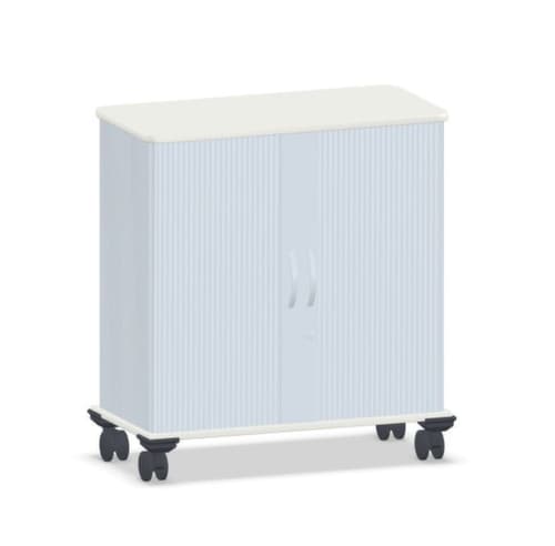 Gera Armoire à rideaux transversaux Pro, 2 hauteurs des classeurs