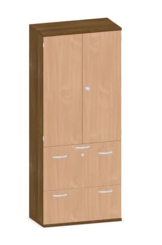 Gera Armoire combinée Pro, 3 hauteurs des classeurs