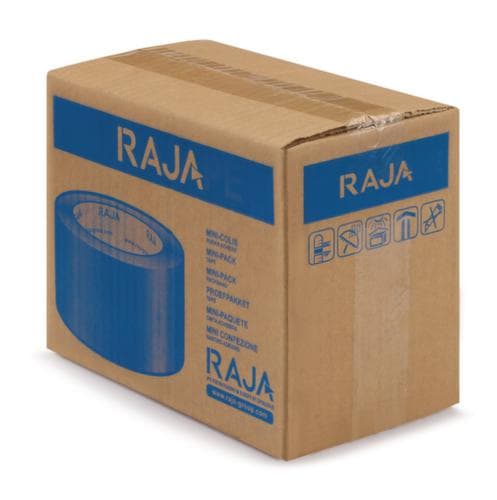 Ruban d'emballage PVC pour paquet max. 30 kg, longueur x largeur 66 m x 50 mm