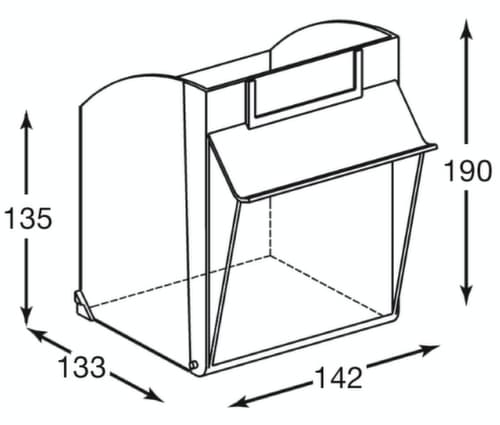 Armoire à tiroirs avec bacs repliables, 56 bacs, transparent