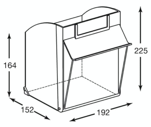 Armoire à tiroirs avec bacs repliables, 90 bacs, transparent
