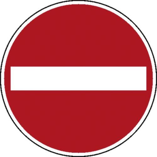Panneau d'interdiction SafetyMarking® selon le Code de la route