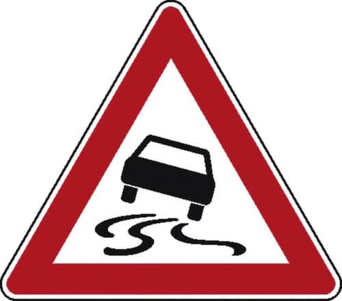 Panneau de danger de dérapage SafetyMarking® selon le StVO