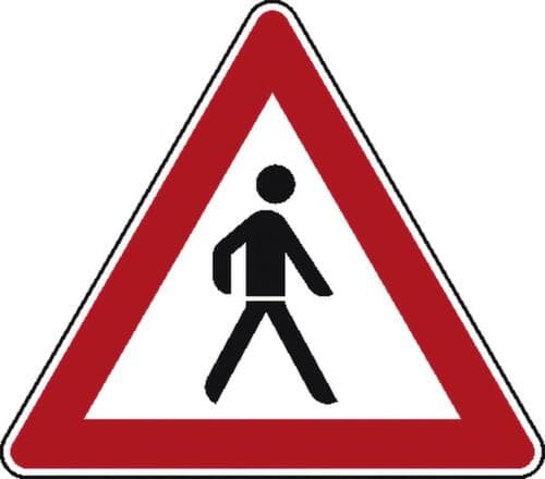 Panneau pour piétons SafetyMarking® selon le StVO