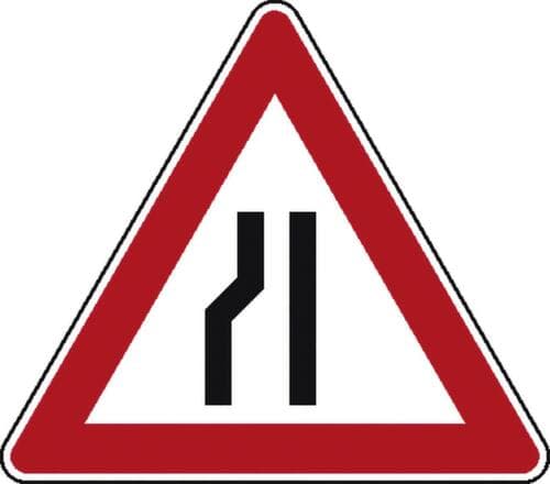 Panneau de signalisation SafetyMarking® à voie étroite selon le StVO