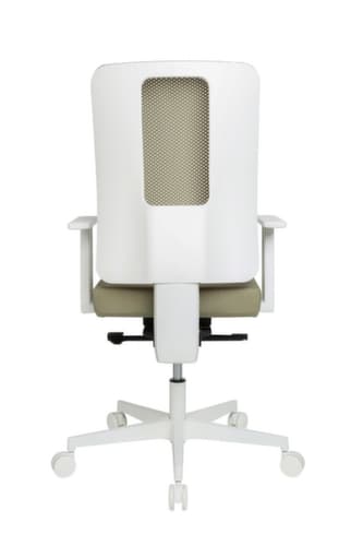 Topstar Siège de bureau pivotant Sitness Life 50 avec support de dossier ouvert, dossier maille avec support ajouré, vase